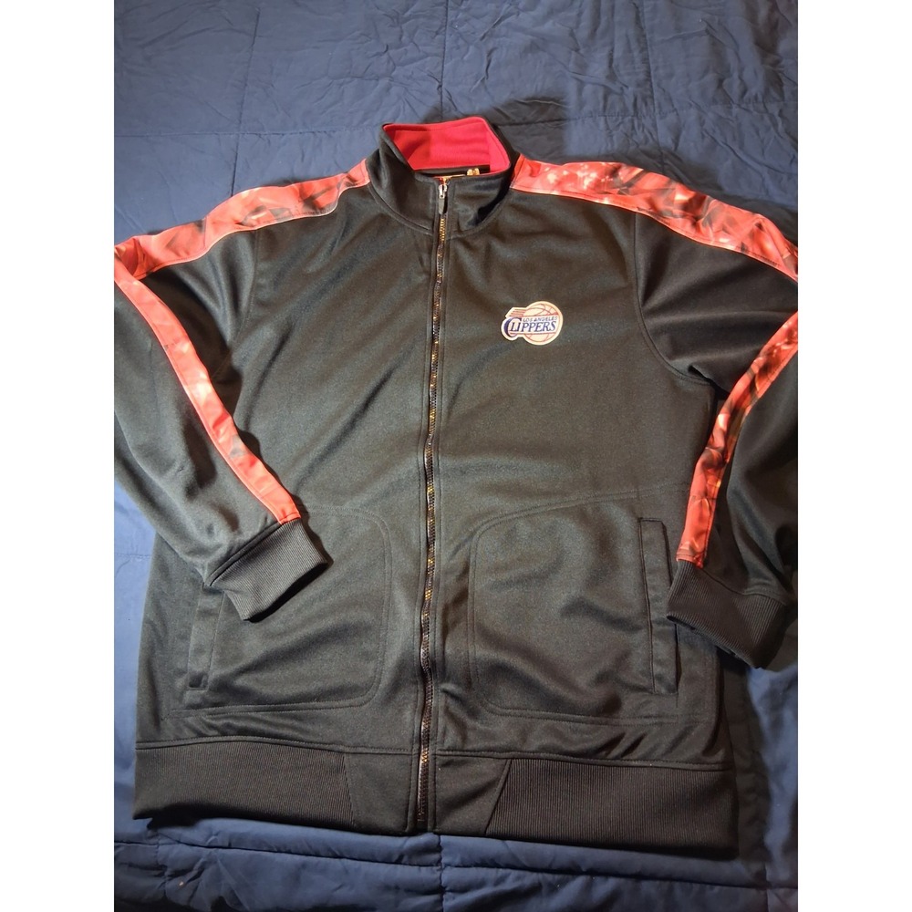 NBA Men's LA Clippers Zipway Black/Red Full-Zip Jacket‎ Size XL
